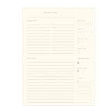 Heirloom Recipe Book Sand Linen Cover