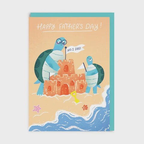 No 1 Dad Tortoise Card
