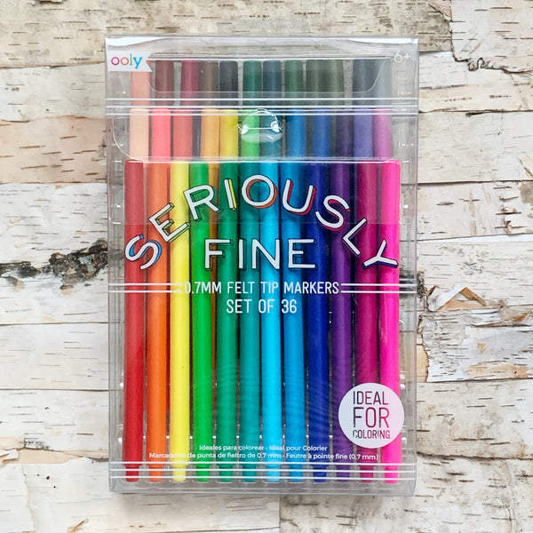 Seriously Fine Felt Tip markers - Pear and Simple
