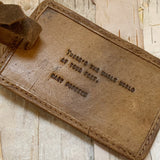 Mary Poppins Leather Luggage Tag