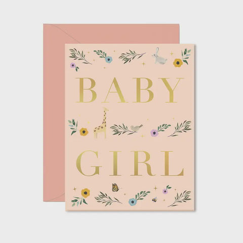 Baby Girl Storybook Card