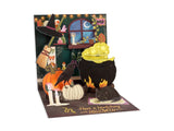 Witches Cauldron Halloween Pop Up Card