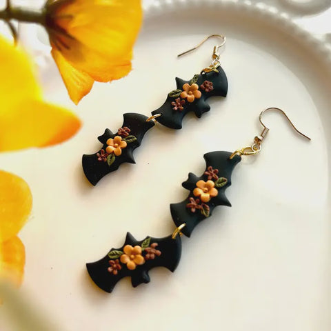 2 Tiered Fall Bat Dangles