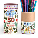 Flora's Cream 25 Double Sided Pencils