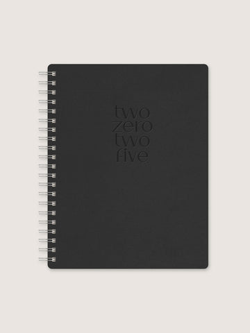 2025 Midnight Black Baxter Planner