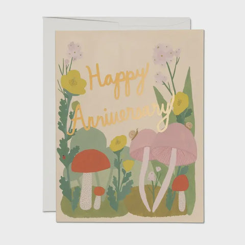 Happy Anniversary Woodland Card