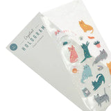 Cats Crystal Hologram Clear Stickers