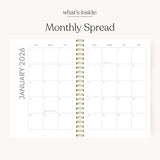 Sunny Poppies 2027 Yearly Planner