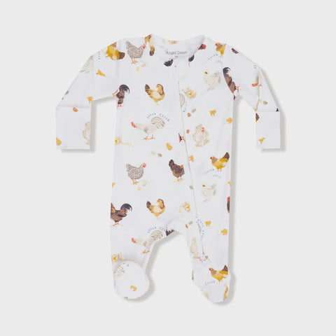 Collector Chickens 2  Way Zipper Footie