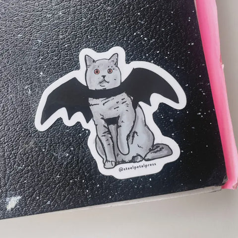 Bat Cat Sticker