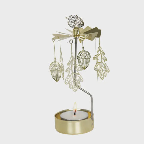 Oak Rotary Candleholder