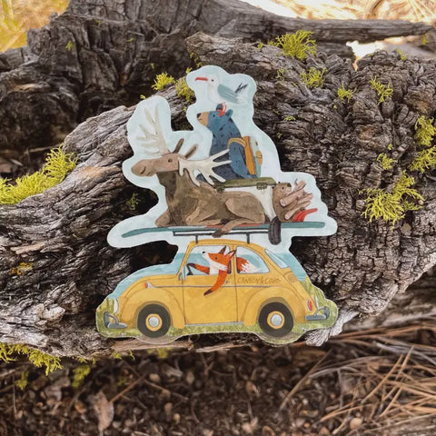 Road Trippin Sticker