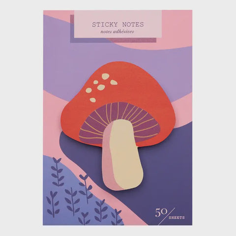 Mushroom Die Cut Sticky Notes