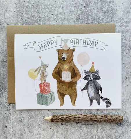 Birthday Bear Card Canyon