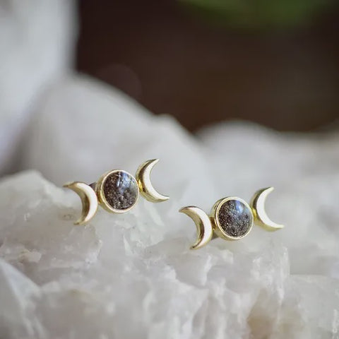 Just A Phase Moon Earrings