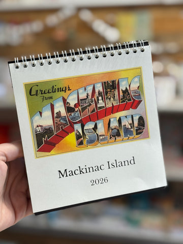 Vintage Views Of Mackinac Island Calendar 2026
