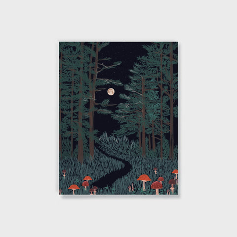 Moonrise Forest Layflat Notebook