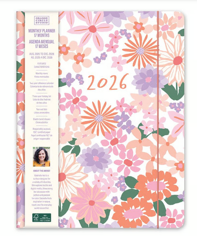 2026 Secret Garden Just Right Monthly Planner