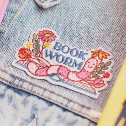 Book Worm Patch