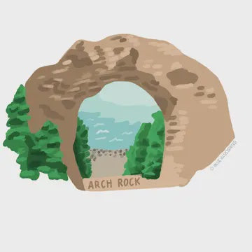 Arch Rock Sticker Allie