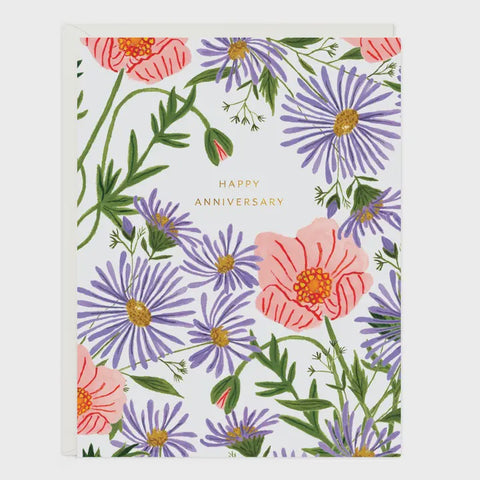 Poppy Anniversary Card