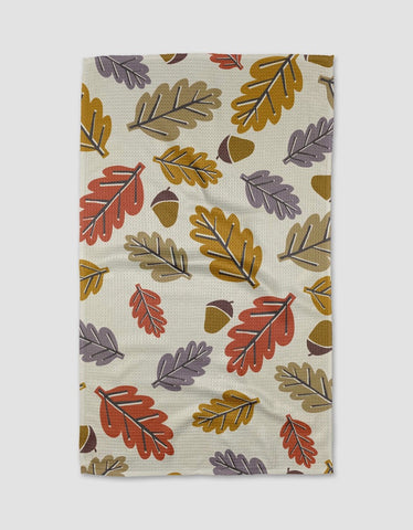 Retro Leaves Towel