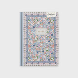 Creamy Dreamy Ditsy Check Premium Notebook A5