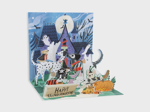 Howloween Dogs Pop Up Card