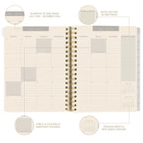 Farmhouse Floral 6x8 Planner Graph