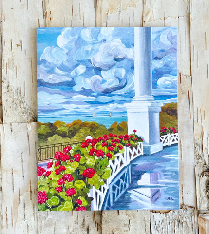 Grand Porch Rolling Clouds Card