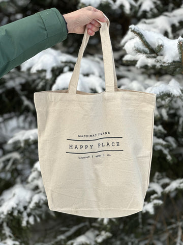 Happy Place Market Tote