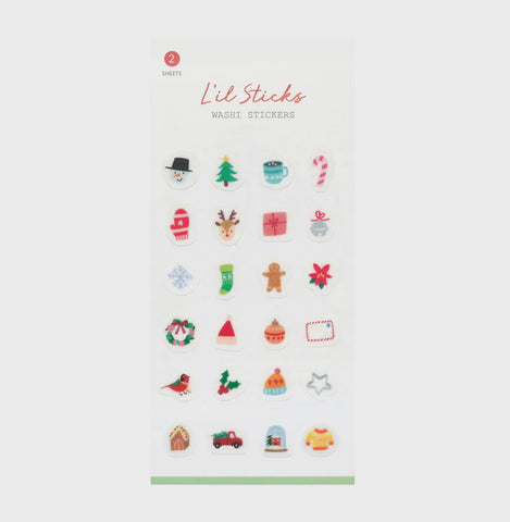 Holiday Lil Sticks Washi Stickers