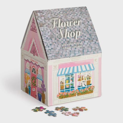 Puzzle 500 in House Box  Joy Laforme Flower Shop