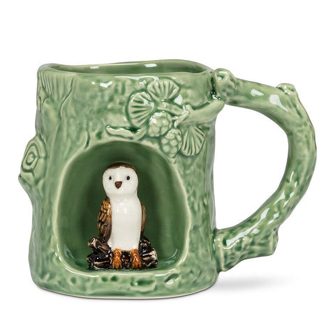 Tree Look Mug With Owl