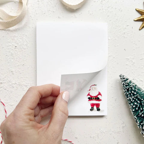 Christmas Notepad - Santa