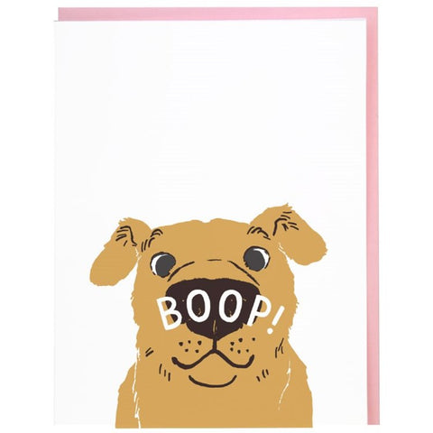 Nose Boop Dog Friendship Card