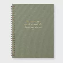 Words You Speak Sage Green Linen Cover