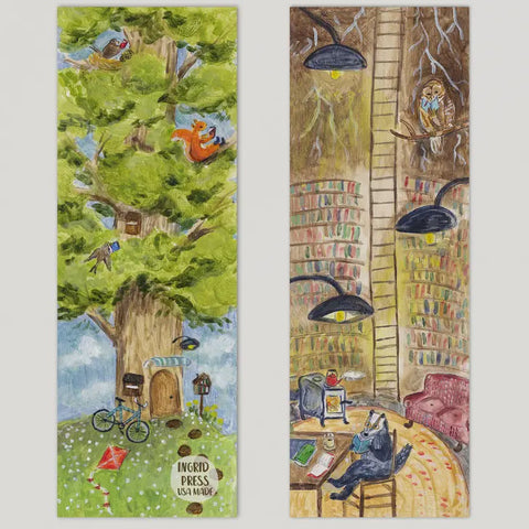 Library Tree Bookmark