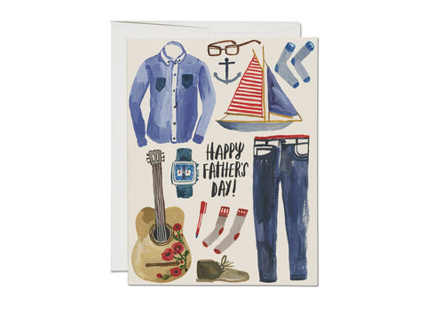 Happy Father's Day Father's Things Card