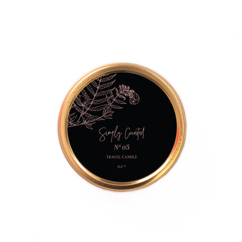 No. 5 Botanical Fern Wild Orchid Passion Fruit Travel Candle