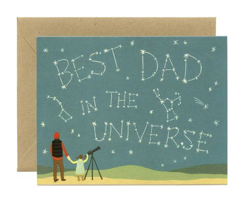 Best Dad in the Universe Card
