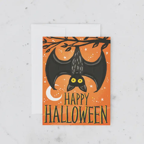 Halloween Bat Card