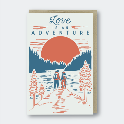 Love Is An Adventure Card