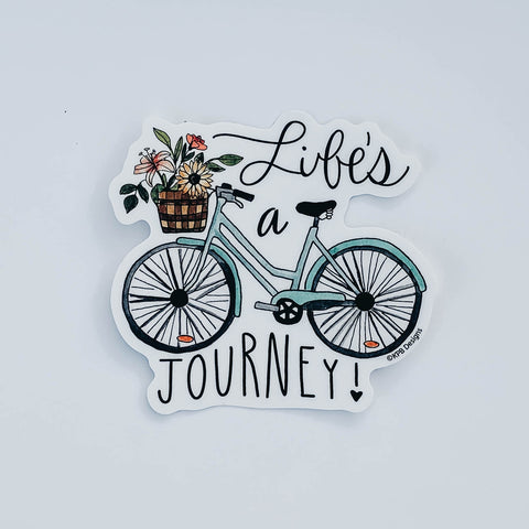 Bike Journey Sticker