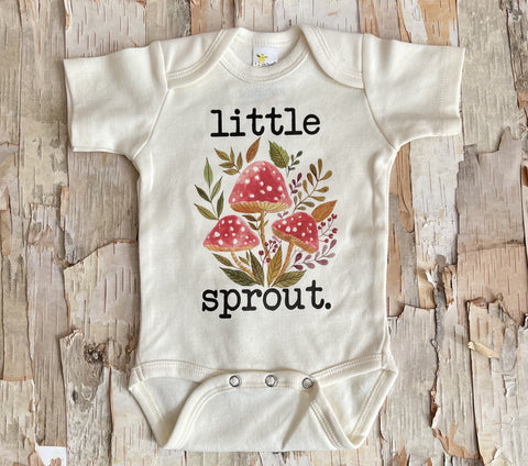 Little Sprout Natural Baby Body Suit