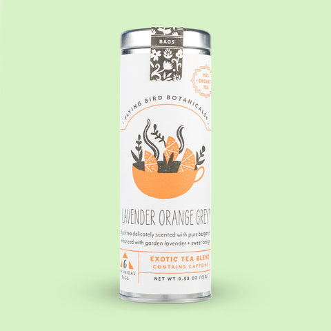 Lavender Orange Grey Tea 6 Bag Tin