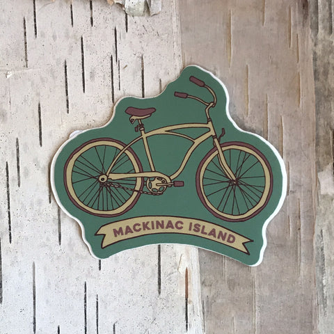Mackinac Island Bicycle Sticker