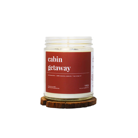 Cabin Getaway Soy Candle 9oz