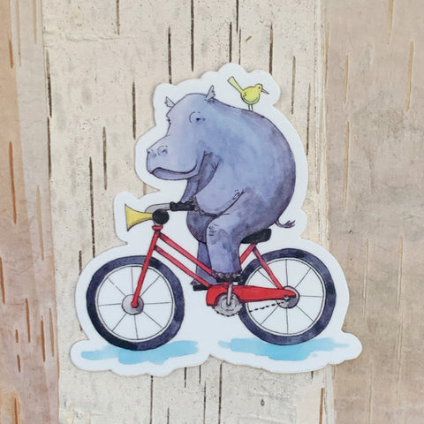 Hippo Wilderness Sticker