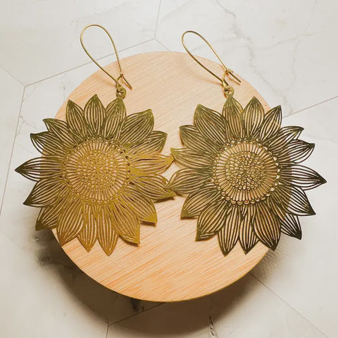 Sunflower Earring Santore